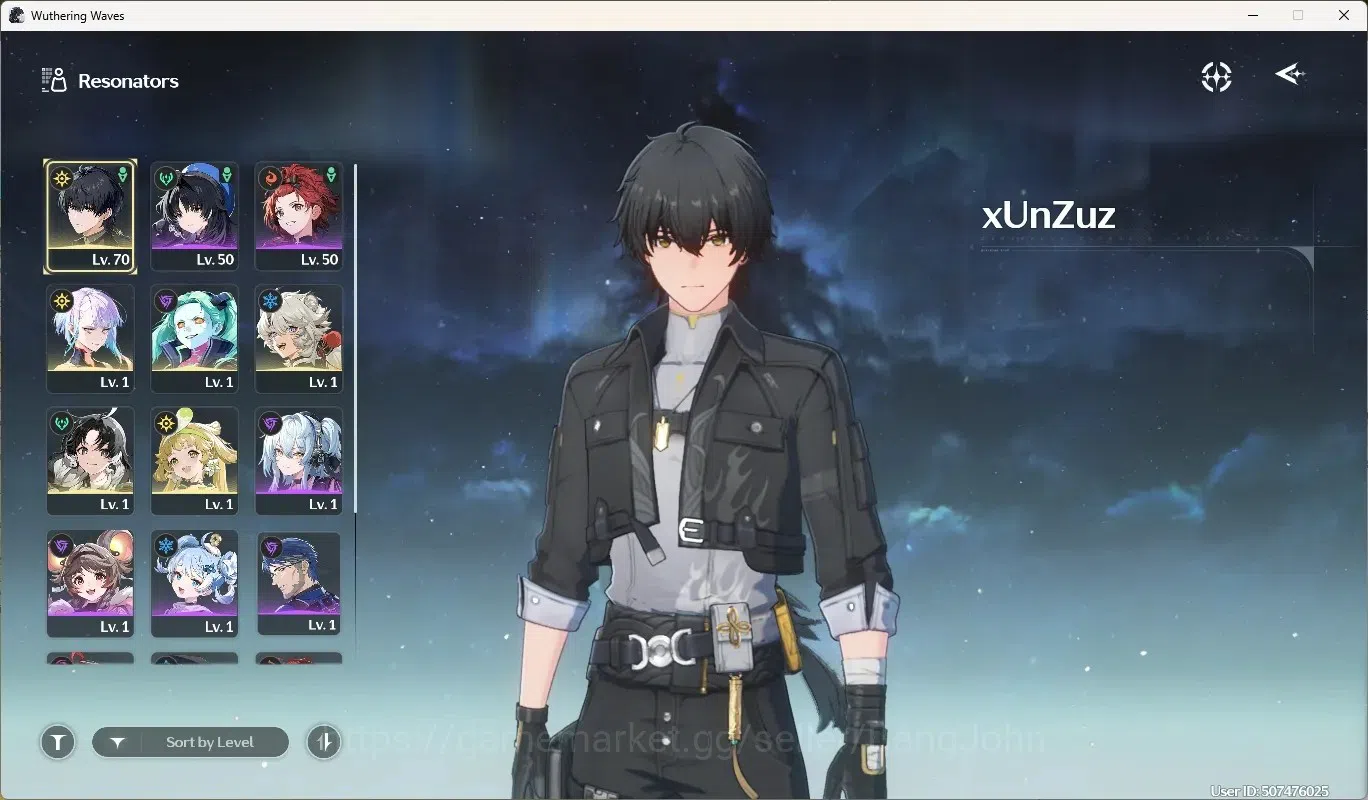 Wuthering Waves Accounts Starter NA|UL 49|Rank 5|2 Char Limited [Lucy Rc5]+Sign,Rebecca| Mc Male | TakeMail WW224B 2
