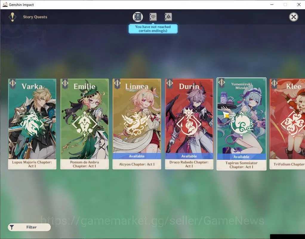 Genshin Impact Accounts ASIA|AR 60|19 Limited+10(*5Weapon)|(WandererC1,Fur image 15