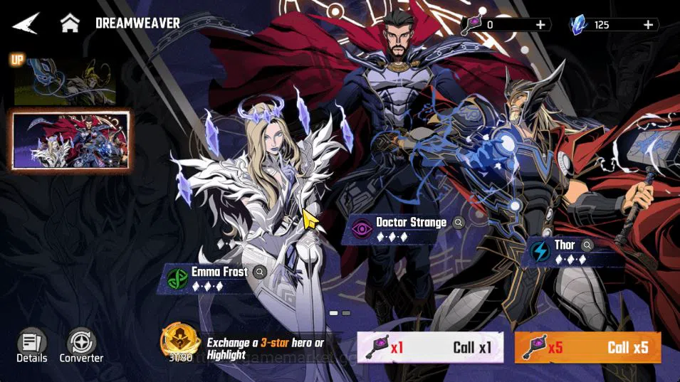 MARVEL Mystic Mayhem Accounts Beast Starter LV13|2 SSR (Loki, Thor), 10 SR (Sleepwalker,Misty Knight,Hulk,Doppelganger,Etc 13