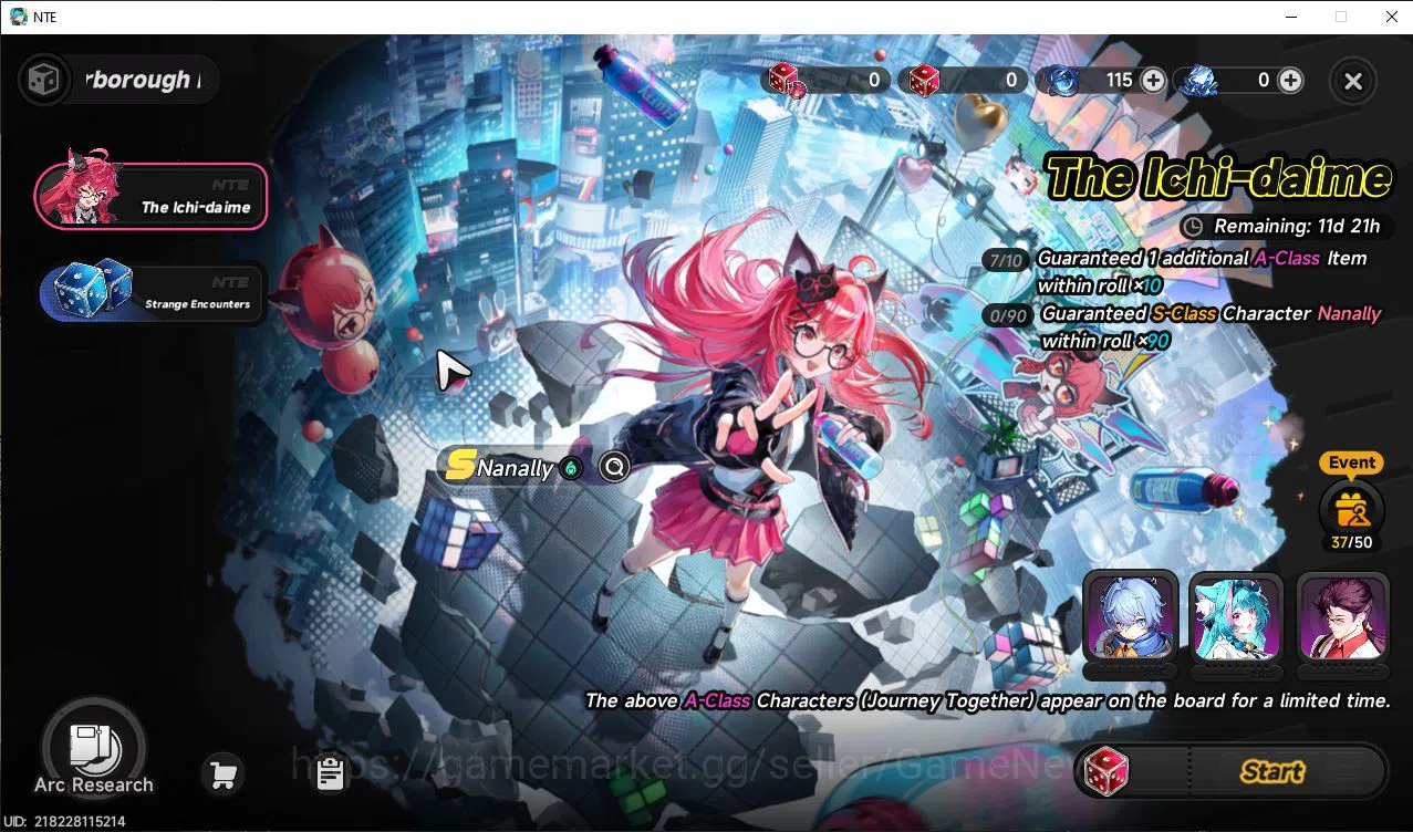 Neverness to Everness Accounts GLOBAL NA |HL 3| 1 SSR Limited Meta Nanally |5 SR  image 3