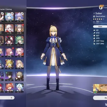 Honkai Star Rail Accounts Others ASIA|TL 56|8 Limited|(Saber, Cerydra)+Sign,Archer,Sparkle,Huohuo,Sparxie,DHPT,Etc|Selector