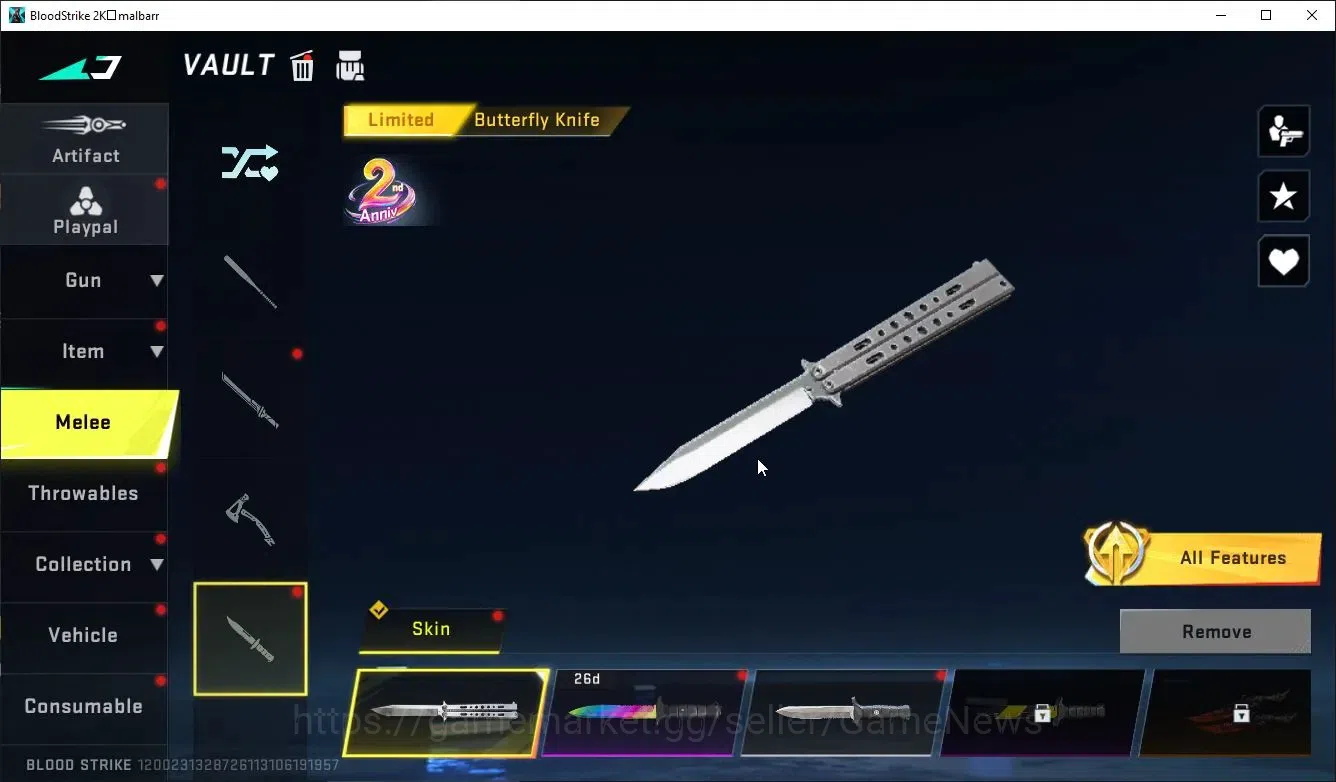 Blood Strike Accounts ASIA|COLLAB BLEACH UZI-Zangetsu,MELEE Zenpakuto,To image 12