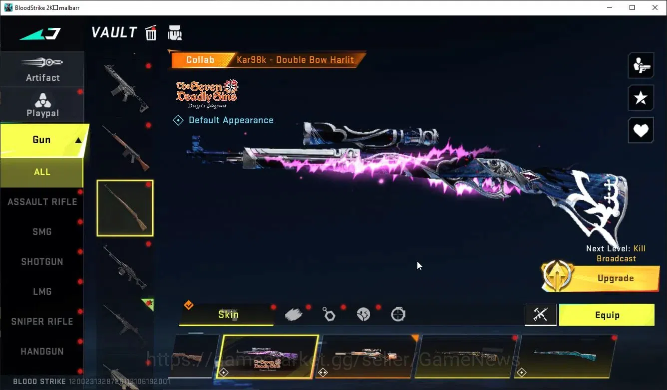 Blood Strike Accounts ASIA|COLLAB BLEACH UZI-Zangetsu,MELEE Zenpakuto,To image 15