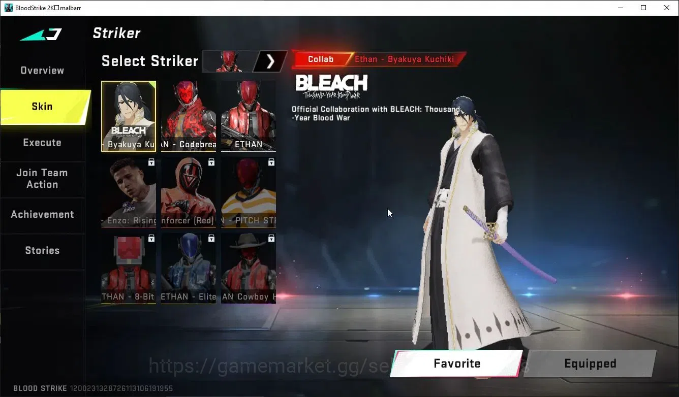 Blood Strike Accounts ASIA|COLLAB BLEACH UZI-Zangetsu,MELEE Zenpakuto,To image 4