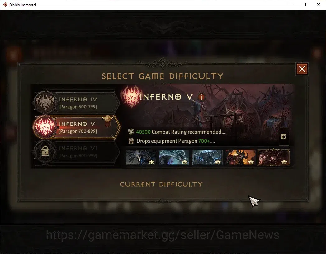 Diablo Immortal Accounts EU - Aranoch|CS ON|Lv60(750)|Wizard|42k CR|Reso 45 image 14