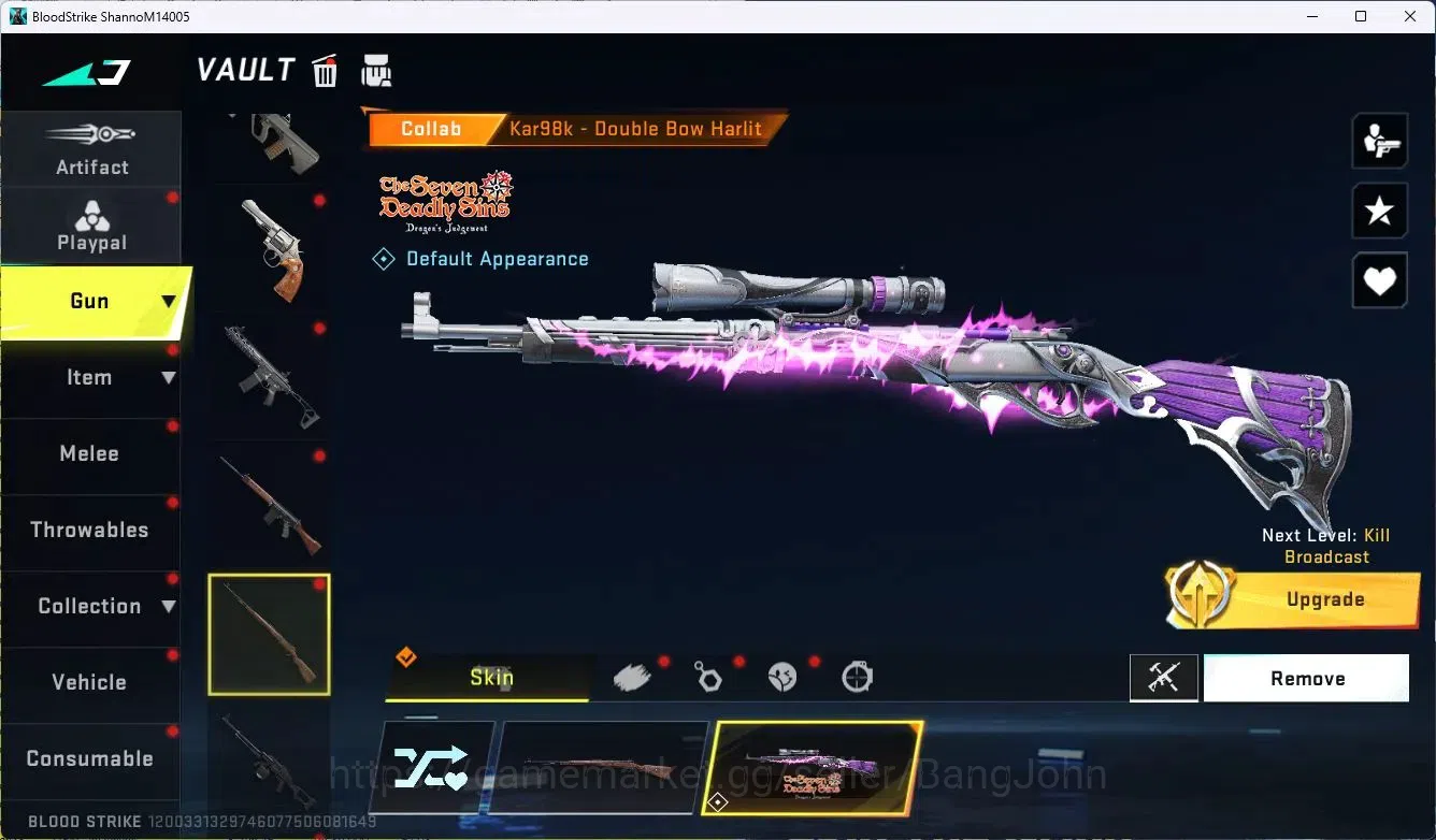 Blood Strike Accounts ASIA |5 Collab Gun [2 7DS][1 TR][2 EVA]|3 Ultra Gu image 12