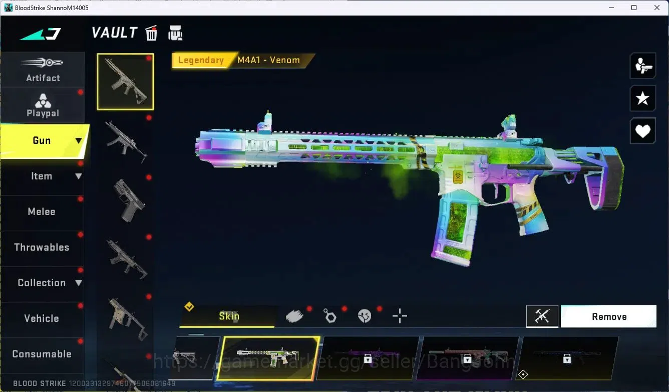 Blood Strike Accounts ASIA |5 Collab Gun [2 7DS][1 TR][2 EVA]|3 Ultra Gu image 2