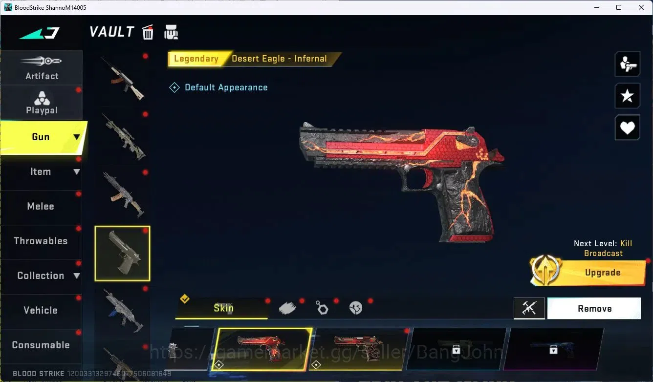 Blood Strike Accounts ASIA |5 Collab Gun [2 7DS][1 TR][2 EVA]|3 Ultra Gu image 6