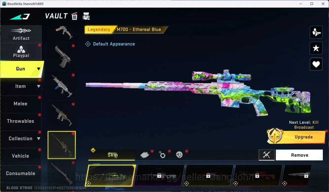Blood Strike Accounts ASIA |5 Collab Gun [2 7DS][1 TR][2 EVA]|3 Ultra Gu image 8