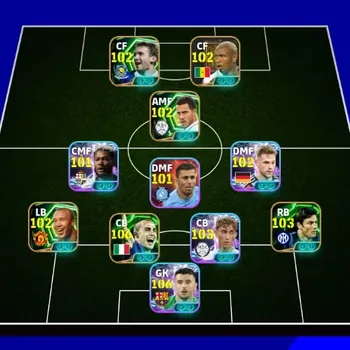 eFootball Accounts Legends & Iconic Players Android|PW 3177|Joan Garcia ShowT,Dean Huijsen ShowT,Javier Zanetti Epic,Fabio