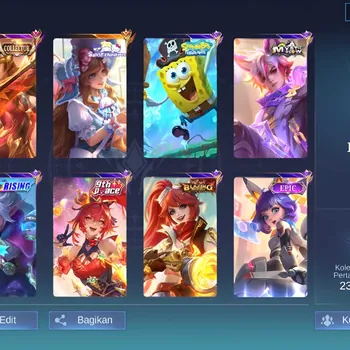 Mobile Legends: Bang Bang Accounts Smurf CHEAP — 103 SKIN | PHARSA COLLECTOR | FLORYN SANRIO | SPONGEBOB | JULIAN MYSTICMEOW