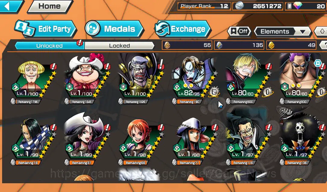 One Piece Bounty Rush Accounts Global|6 EX|Devine Shanks,[Issho],FilmZ Zephyr,BP  image 6
