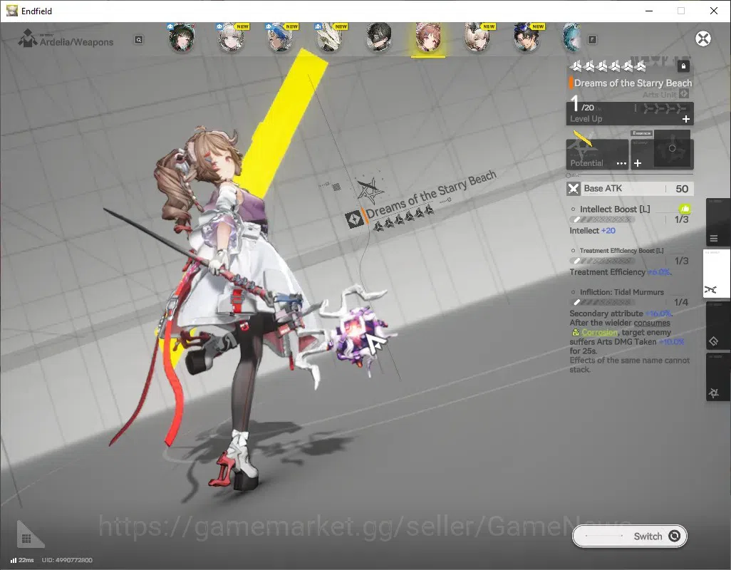 Arknights: Endfield Accounts ASIA|Lv 2|2 SSR (1 Limited)+1 Seletor + 4 (*6 Weap image 3