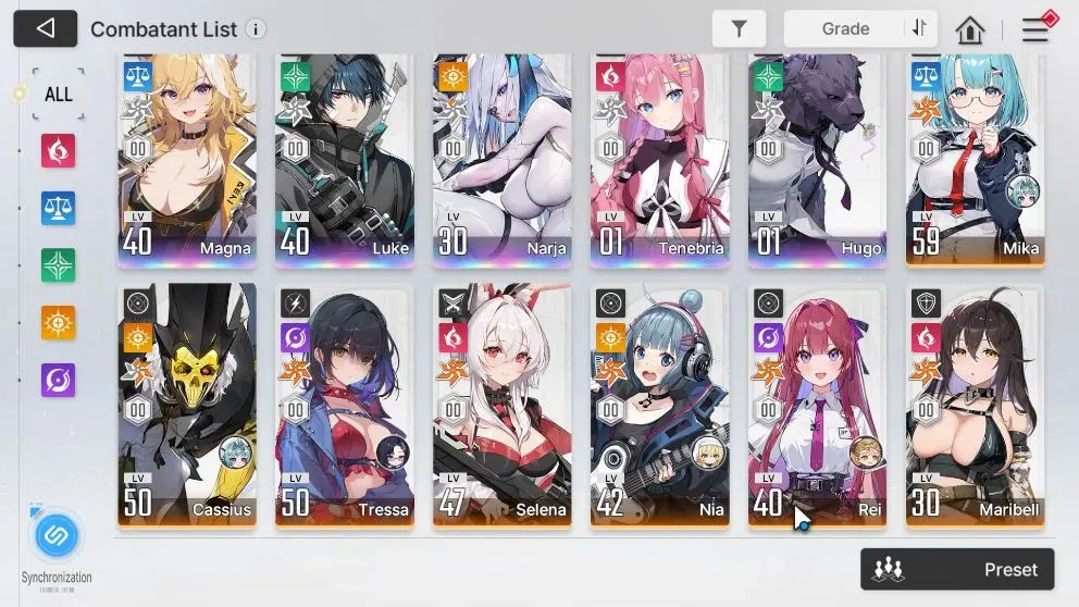 Chaos Zero Nightmare Accounts GLOBAL|Lv 53|17 5
