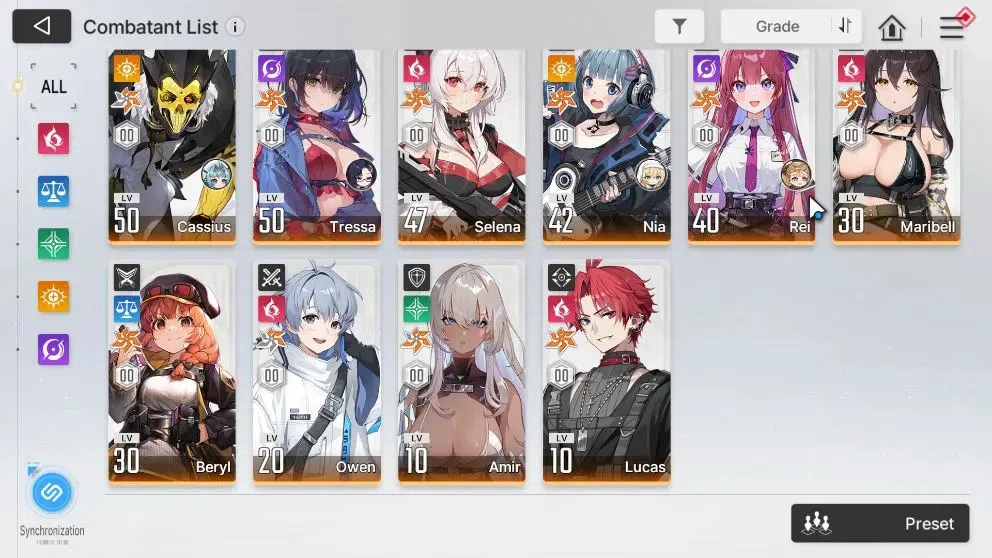 Chaos Zero Nightmare Accounts GLOBAL|Lv 53|17 6