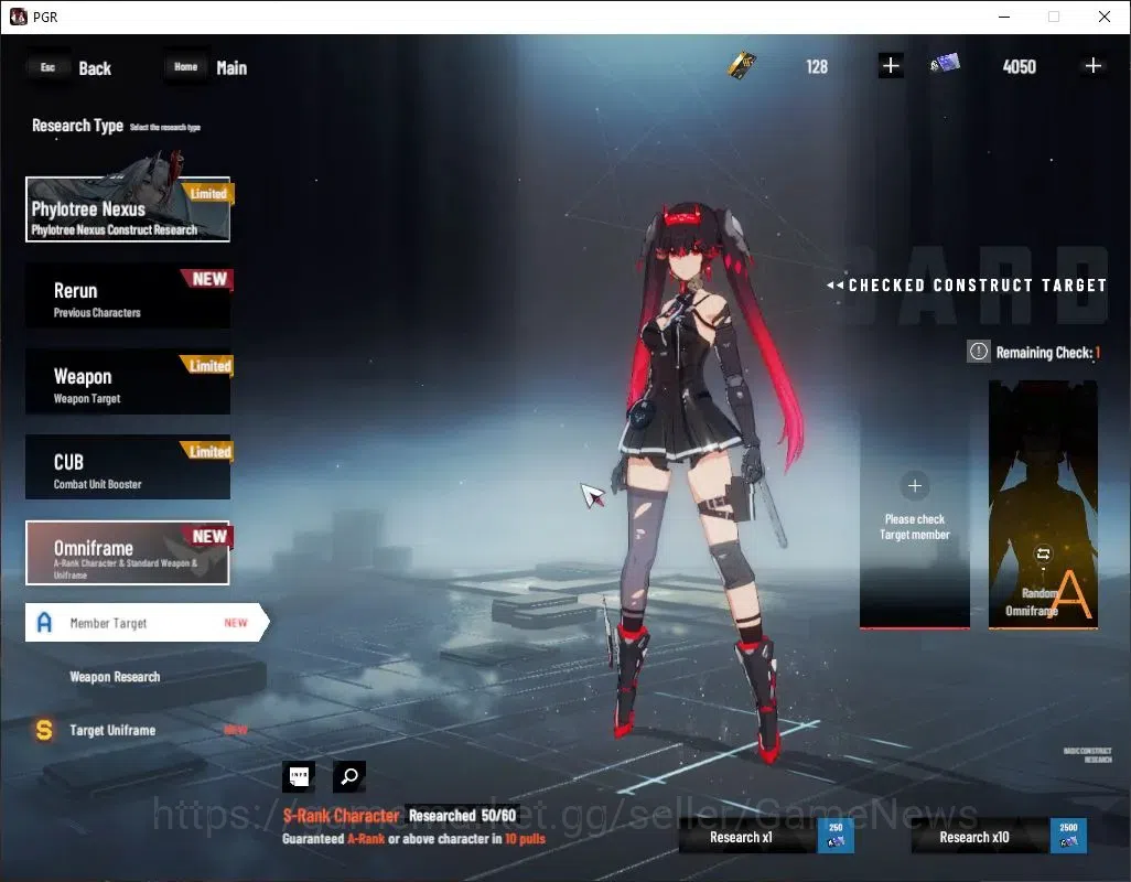 Punishing: Gray Raven Accounts End-Game Asia|Lvl 85|(SSS Lucia IC,SS Selena P,SS lilith D,S Lucia CW)+Sign SSS+ Jetavie D|6 11