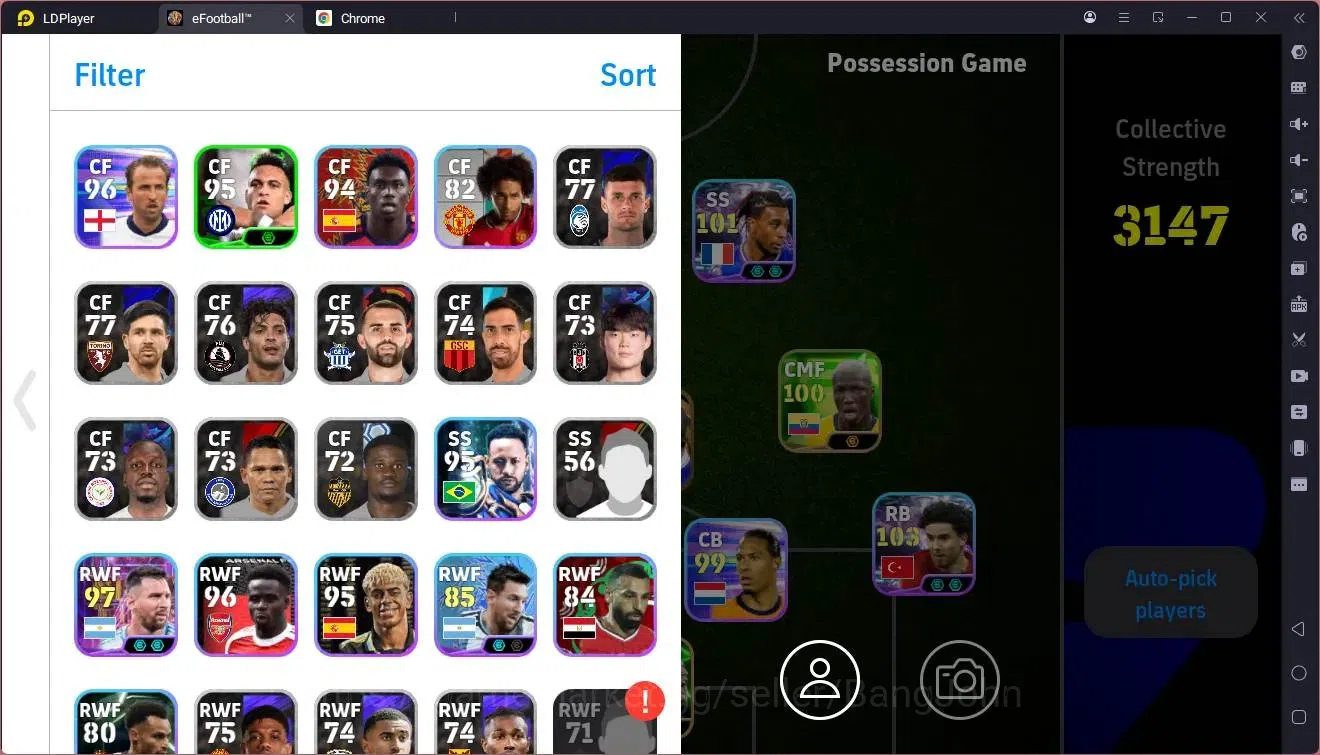 eFootball Accounts Mobile|PW 3147|Bigtime Dembele,Makelele|Epic Drogb image 2