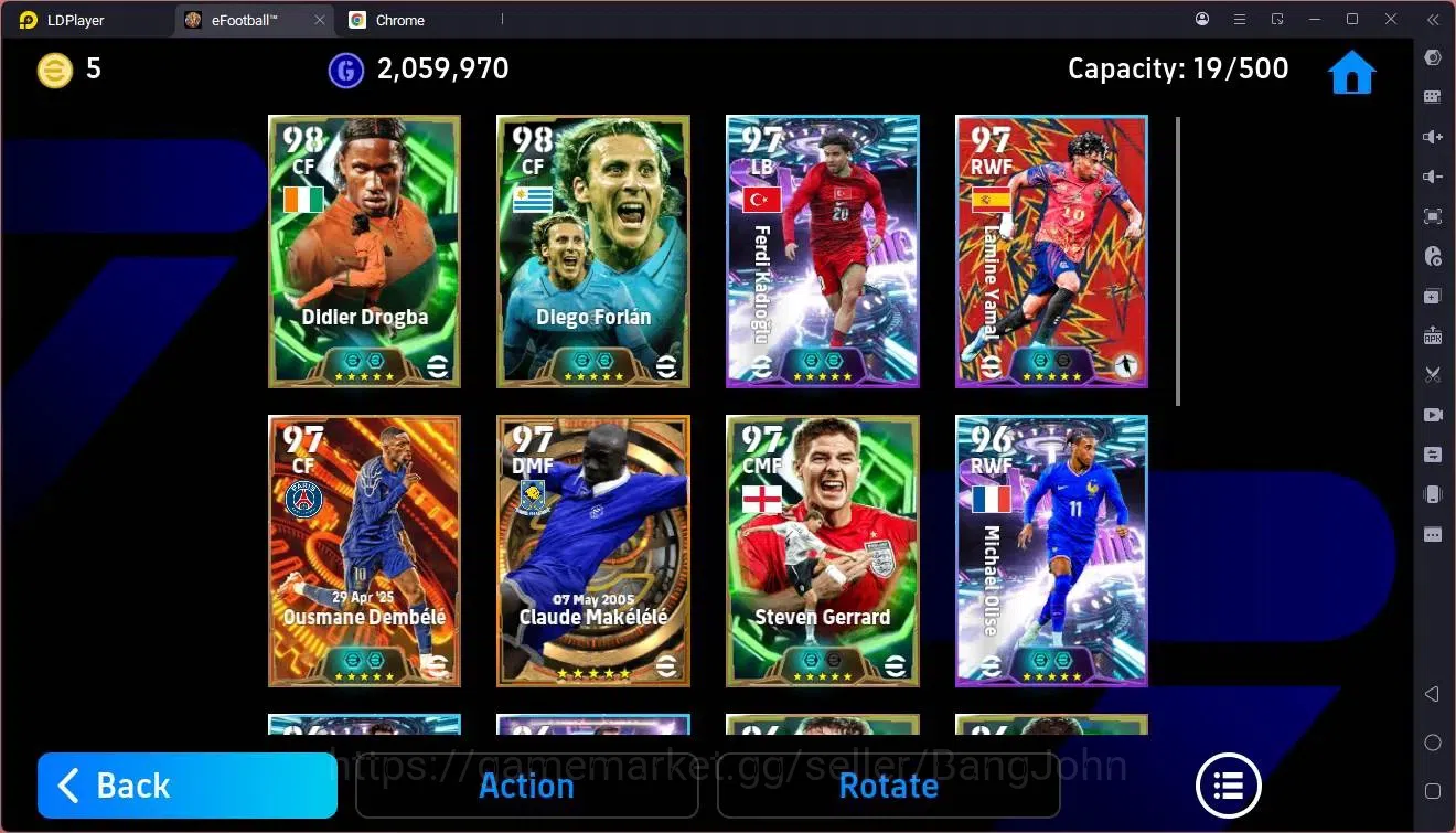 eFootball Accounts Mobile|PW 3147|Bigtime Dembele,Makelele|Epic Drogb image 4