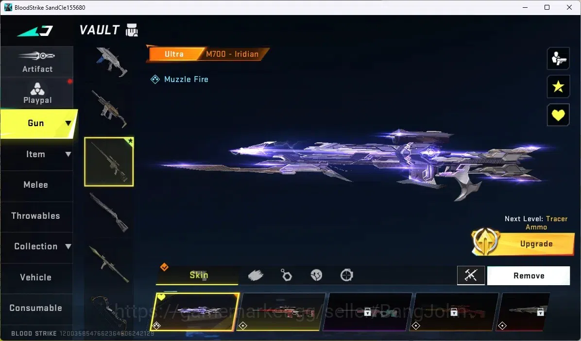 Blood Strike Accounts ASIA | Ultra M700 - Iridian|1 Epic Name Changing C image 3