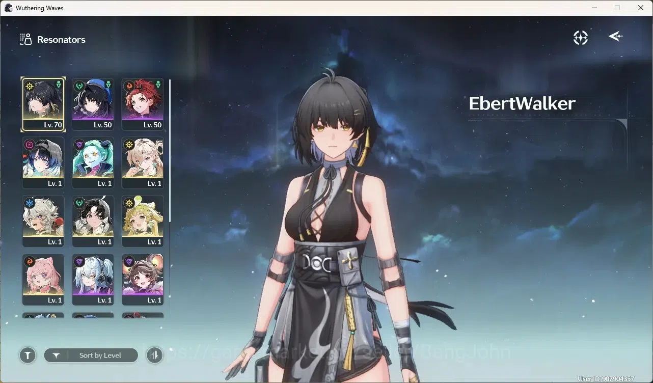 Wuthering Waves Accounts Starter SEA|UL 49|Rank 5|3 Char Limited [Yangyang: Xuanli Rc5,Lynae]+Sign,Rebecca | Mc Female 2