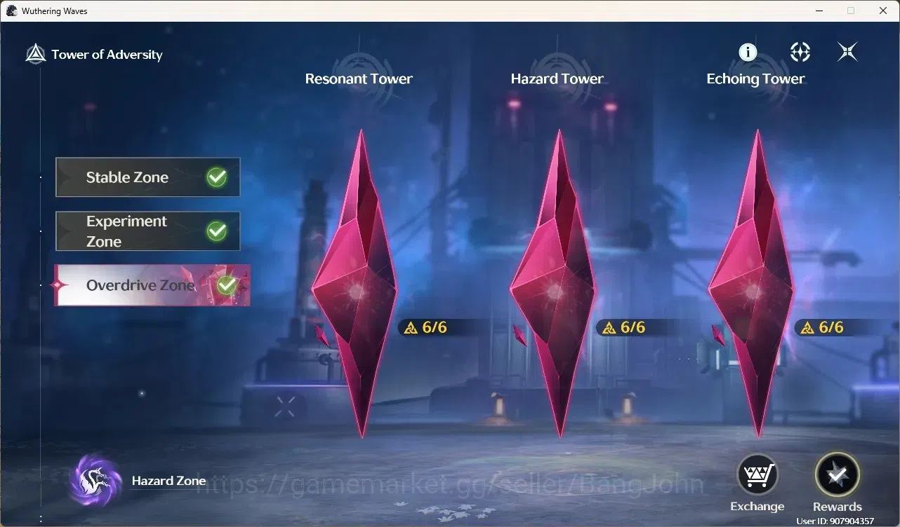 Wuthering Waves Accounts Starter SEA|UL 49|Rank 5|3 Char Limited [Yangyang: Xuanli Rc5,Lynae]+Sign,Rebecca | Mc Female 6
