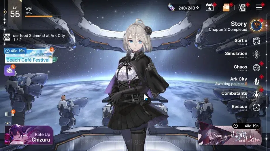 Chaos Zero Nightmare Accounts ASIA Lv 56| 14 SSR 1