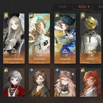 Reverse: 1999 Accounts Starter Global|Lv 21|10SSR|J P5,UlrichP2,CorvusP1,Lorenz