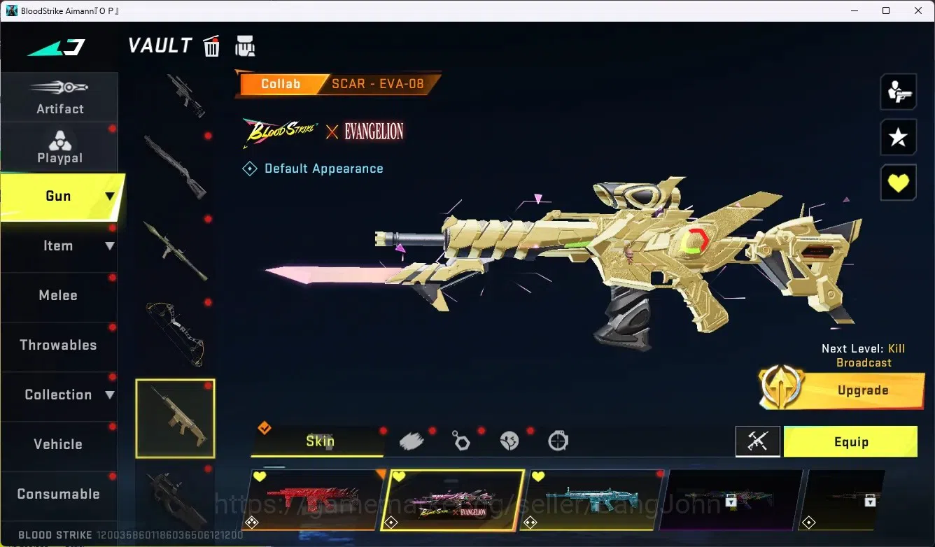 Blood Strike Accounts ASIA|1 EVO: FAL-Evolved Draco|9 Collab Gun|3Limite image 11