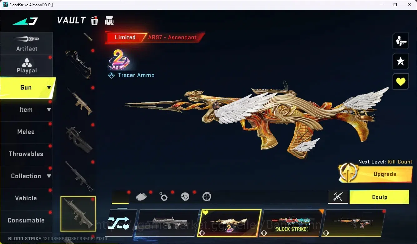 Blood Strike Accounts ASIA|1 EVO: FAL-Evolved Draco|9 Collab Gun|3Limite image 14