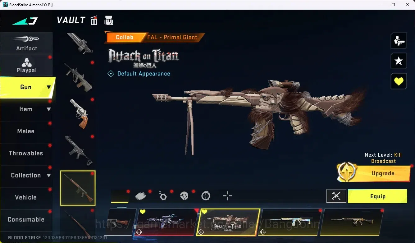 Blood Strike Accounts ASIA|1 EVO: FAL-Evolved Draco|9 Collab Gun|3Limite image 20