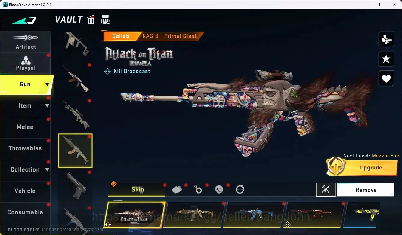 Blood Strike Accounts ASIA|1 EVO: FAL-Evolved Draco|9 Collab Gun|3Limite image 6