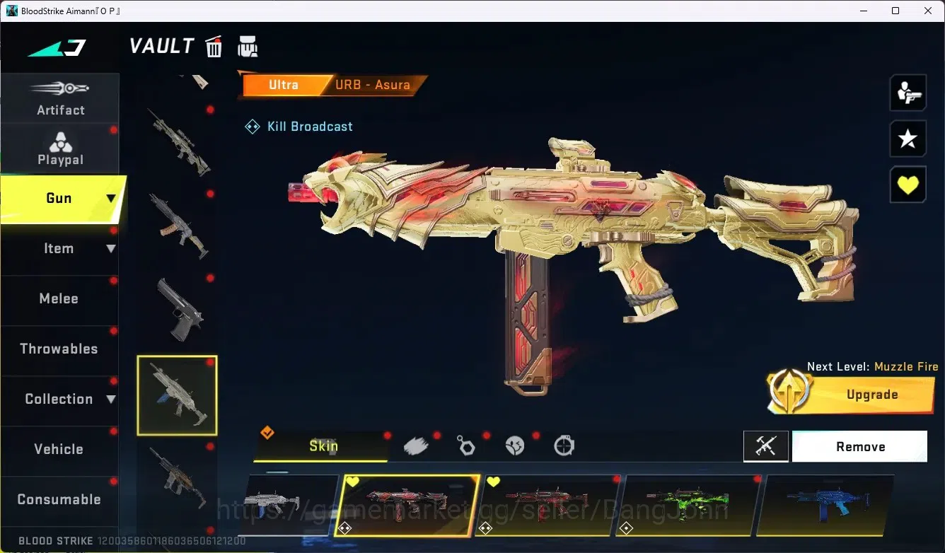 Blood Strike Accounts ASIA|1 EVO: FAL-Evolved Draco|9 Collab Gun|3Limite image 8