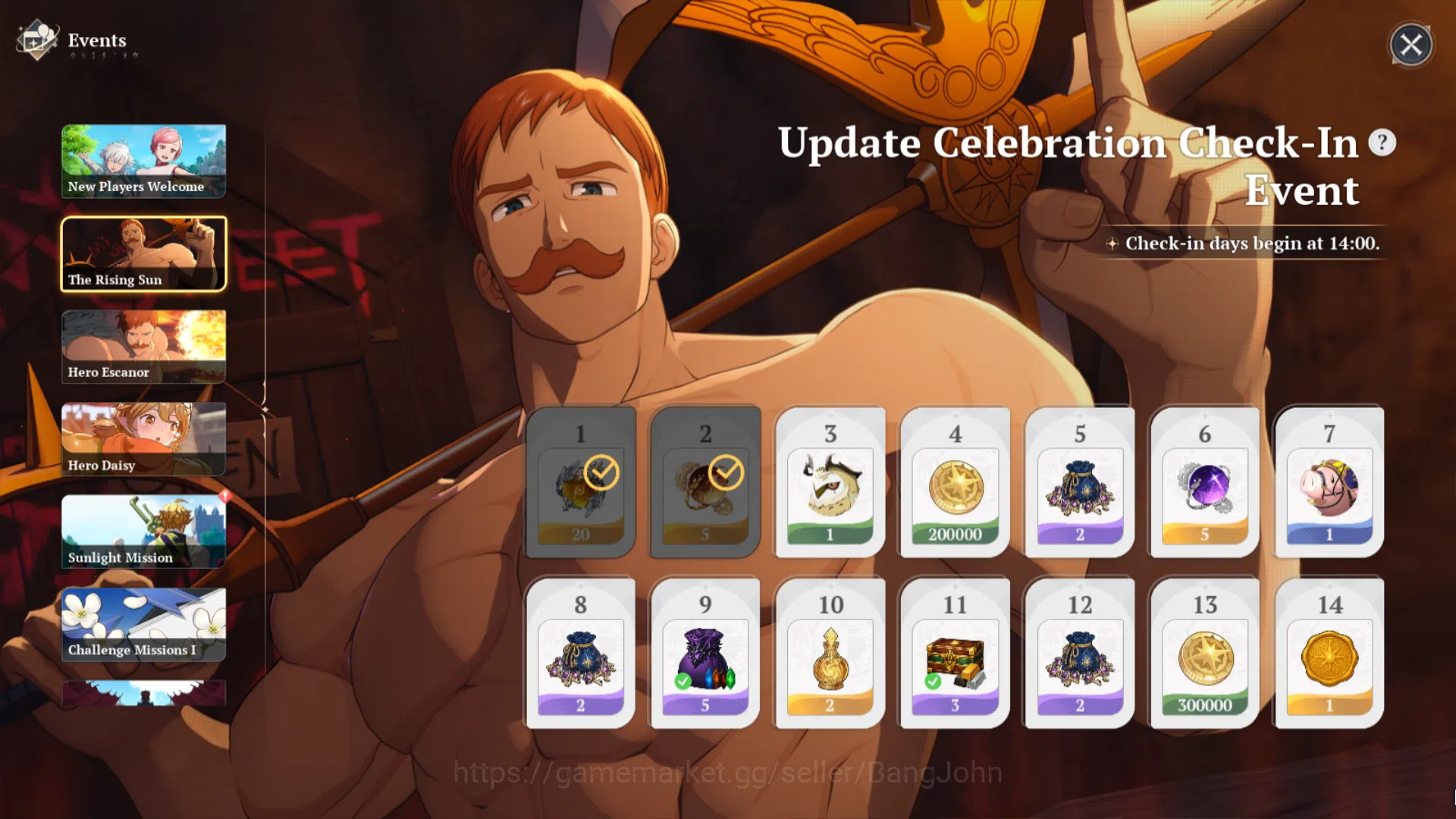 The Seven Deadly Sins: Origin Accounts EUROPE|Fresh Starter Lvl 2|3 SSR| Escanor, Diane,  image 7