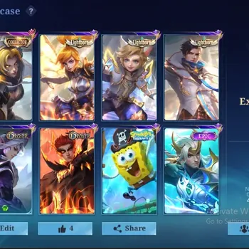 Mobile Legends: Bang Bang Accounts Collector Global|138 Skin|Expert|Lightborn Fanny Harith Granger,DragonTamer Ling