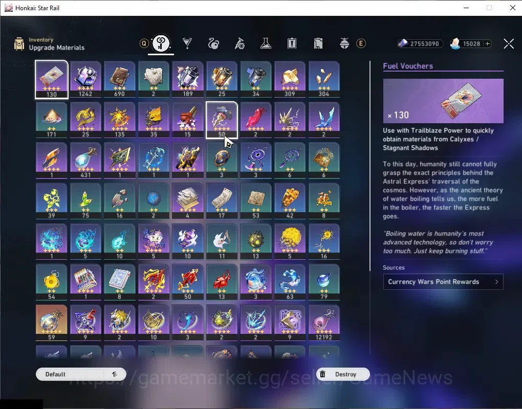 Honkai Star Rail Accounts Asia|TL 70|Triple DoT,HyperCarry|15K SJ|28 Limited image 13
