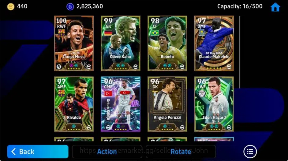 eFootball Accounts Android|PW 3154|Lionel Messi BigT,Claude Makelele  image 2