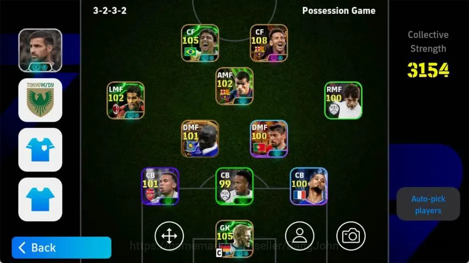 eFootball Accounts Android|PW 3154|Lionel Messi BigT,Claude Makelele  image 4