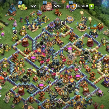 Clash of Clans Accounts Others |Kyurem|TH17-EXP 227||HERO 77•81•60•70•45•16