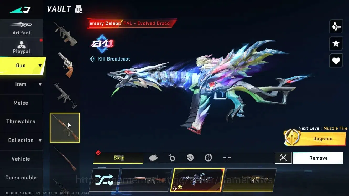 Blood Strike Accounts Collab Skin ASIA|ETERNAL (ZERO-Odashadow)|Collab 15