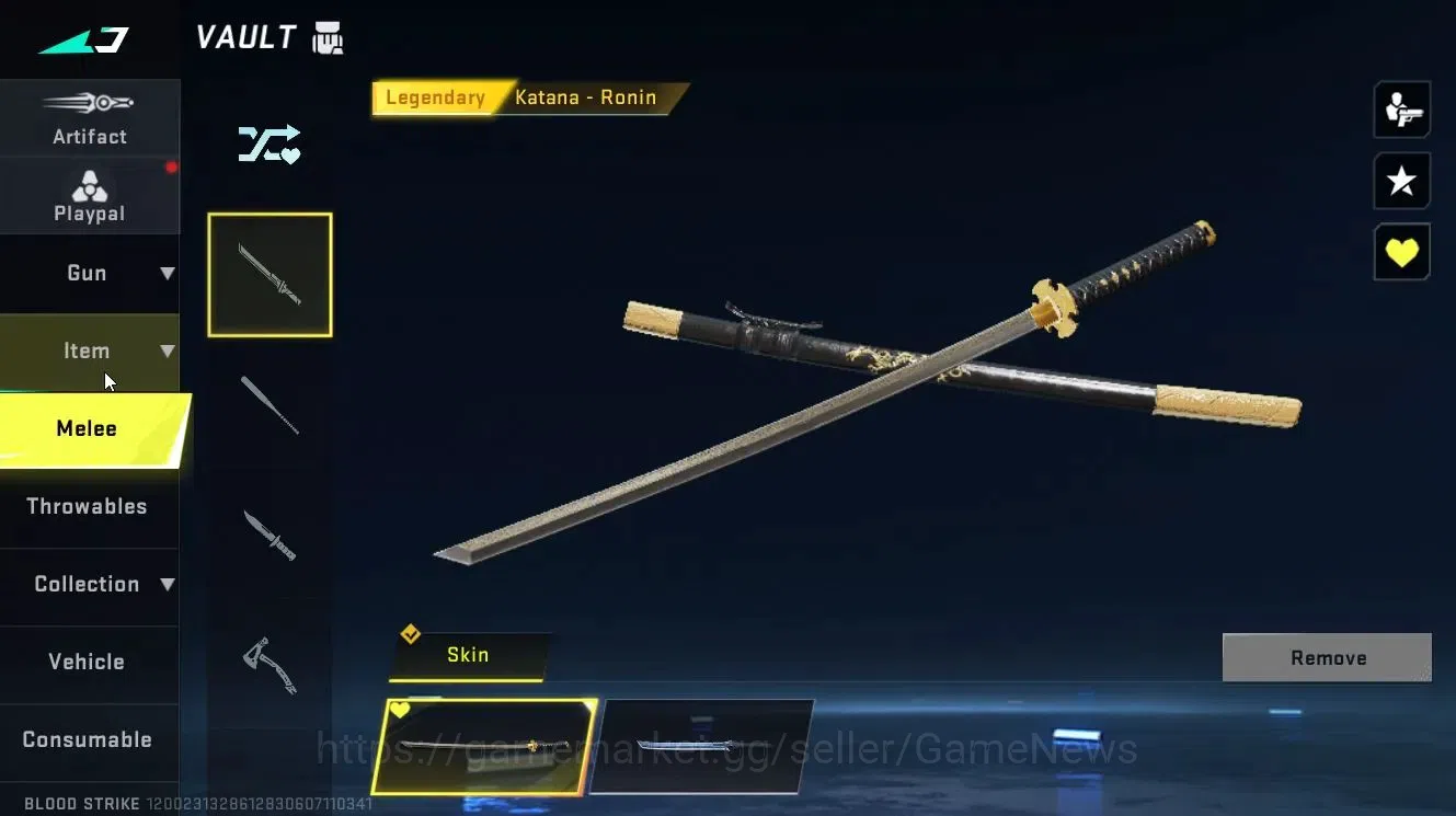 Blood Strike Accounts Collab Skin ASIA|ETERNAL (ZERO-Odashadow)|Collab 19