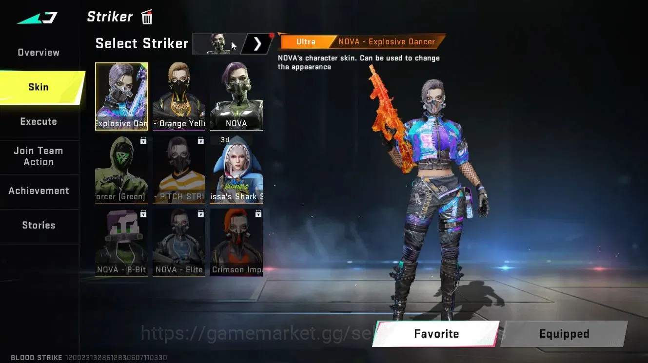 Blood Strike Accounts Collab Skin ASIA|ETERNAL (ZERO-Odashadow)|Collab 9