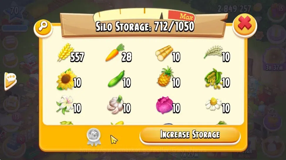 Hay Day Accounts Lvl 70 | Silo Storage 1050 + Barn Storage 3050 + 2 image 11