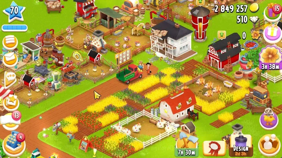 Hay Day Accounts Lvl 70 | Silo Storage 1050 + Barn Storage 3050 + 2 image 3
