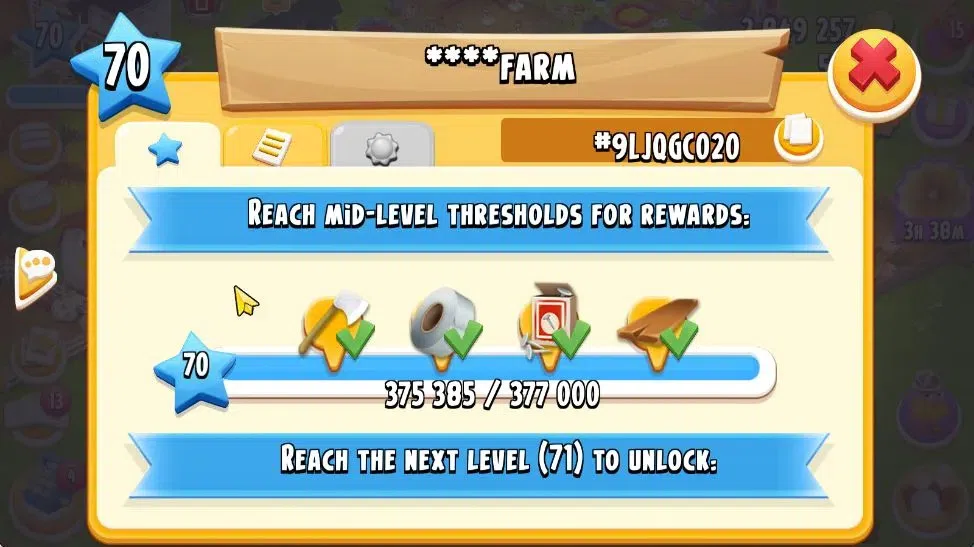 Hay Day Accounts Lvl 70 | Silo Storage 1050 + Barn Storage 3050 + 2 image 6