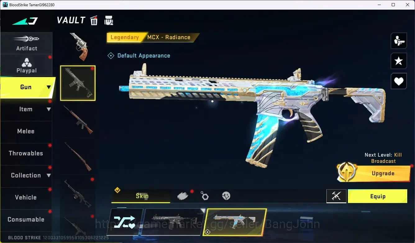 Blood Strike Accounts ASIA |Eternal Bizon - Seraph|1 Legendary Gun Mcx - image 2