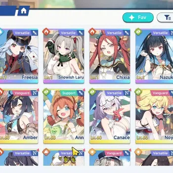 Stella Sora Accounts GLOBAL Lv27|6 SSR 3 Limit (NazukaT1+Disc,SuntideWillow,SnowishLaruT1),NanohaT1,Freesia,Chixia|7SSR