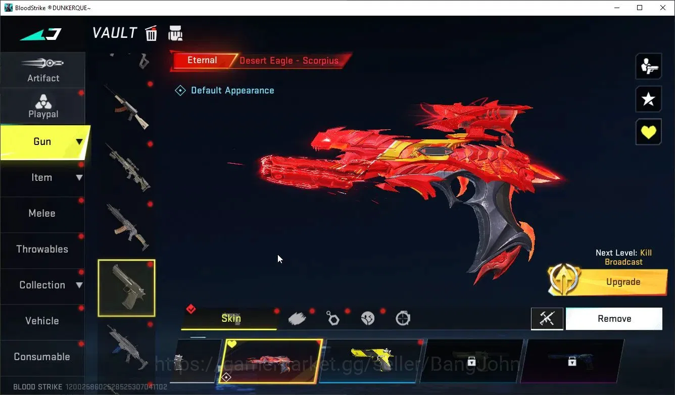 Blood Strike Accounts ASIA |Eternal:DesertEagle|5 Collab[7DS&TR]|3 Ultra image 4