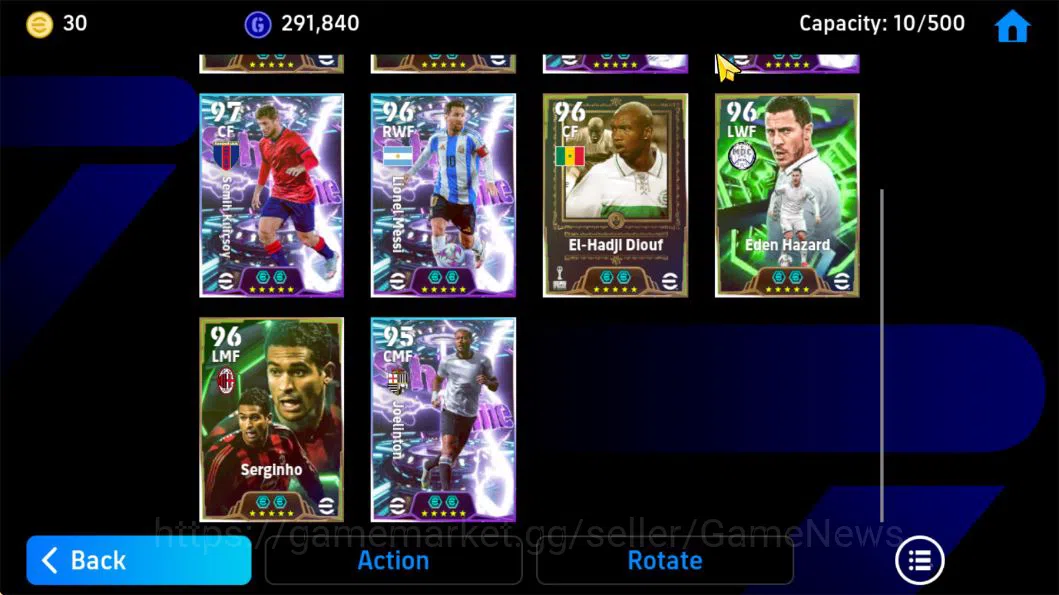 eFootball Accounts Starter Mobile|YayaTaoure(Phenom Pass),Bryan Robson(Blitz Curler,Vision Pass),Dani Olmo(Phenom 6