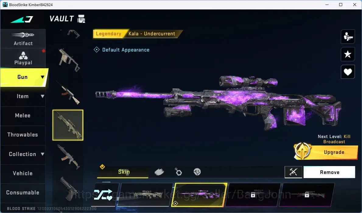 Blood Strike Accounts ASIA | 1 EVO: M1887 Destroyer | 90 EVO Upgrade Poi image 2