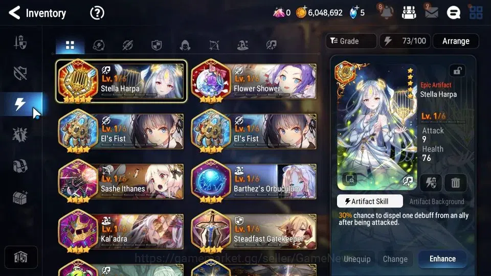 Epic Seven Accounts Starter GLOBAL Unverif|New Era|Starter|2 ML (Salome,Last Rider Krau)+Tenebria,Eda|2K Stigma|Stove|Check 11